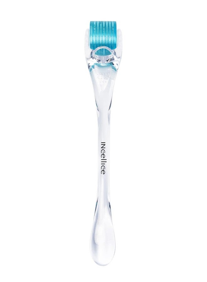INCELLICE Derma Roller Microneedle Roller, 200 Real Individual Titanium 0.25mm Microneedling Roller, Micro Needling Roller for Home Use Men Women - Image 1