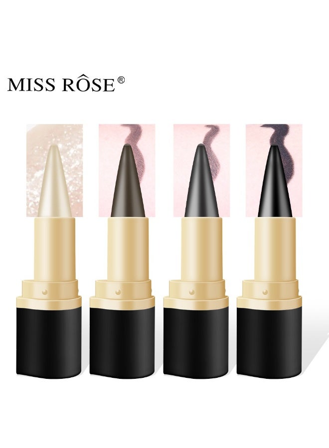 مس روز آيلاينر جل صلب غير لامع مقاوم للماء – رأس مفرد، أسود، مقاوم للتلطخ وثابت طوال اليوم - Image 3