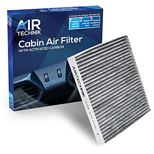 AirTechnik CF10729 Cabin Air Filter w/Activated Carbon | Fits Chrysler 200, Cirrus, Sebring, Dodge Avenger, Caliber, Journey, Jeep Compass, Patriot - 5058693AA - Image 1