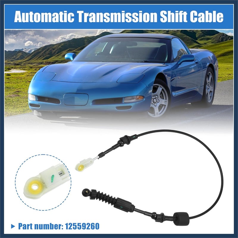 INFINAUTO Automatic Transmission Gear Shifter Cable for Corvette C5 1997-2002 - Image 2