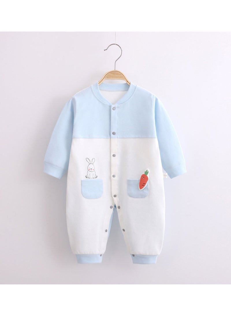 Loquat Baby Spring And Autumn Long Sleeve Creeper Bodysuit