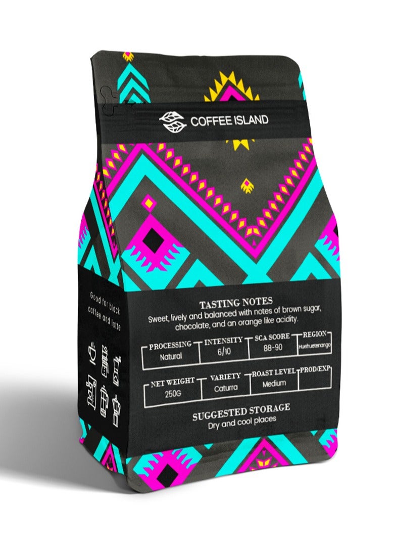 Tealand Coffee Island Guatemala Palo Blanco Specialty Coffee, 100% Arabica, Medium Roast, Chocolate, Confectionery And Orange Flavor Profile, SCA Score 88-90, 250 Gram  - Image 2
