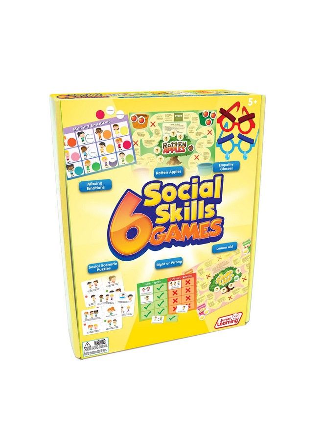 Junior Learning 6 Social Skills Games Multi - Image 1
