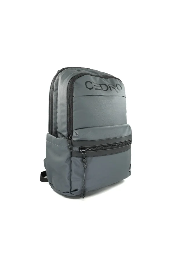 Cedro Cedro Waterproof Laptop Backpack â€“ Grey | Durable 600D Polyester, Everyday Work & School Bag