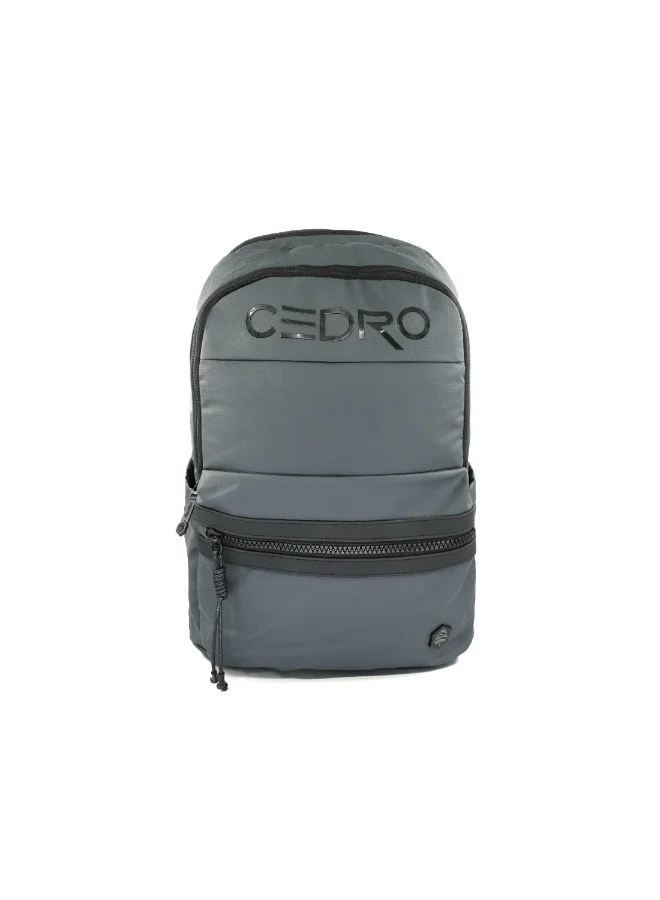 Cedro Cedro Waterproof Laptop Backpack â€“ Grey | Durable 600D Polyester, Everyday Work & School Bag