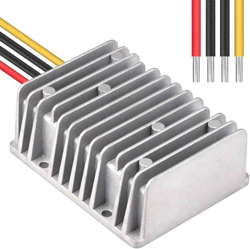 Cllena DC 24v to 12v Converter 40A 480W Voltage Reducer Regulator Power Supply Buck Converter Transformer for Golf Cart Auto Car Truck Vehicle Boat - Image 2
