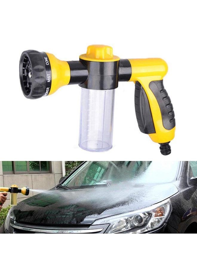 Generic - Multi-function 8 Patterns Foam Water Sprayer with 4 Water Pipe Joints for Car Cleaning Washing - Image 1