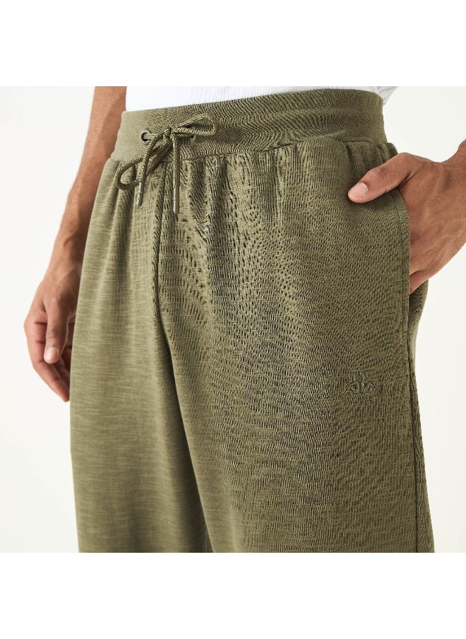 Kappa - Kappa Logo Detail Joggers with Drawstring Closure and Pockets - Image 1