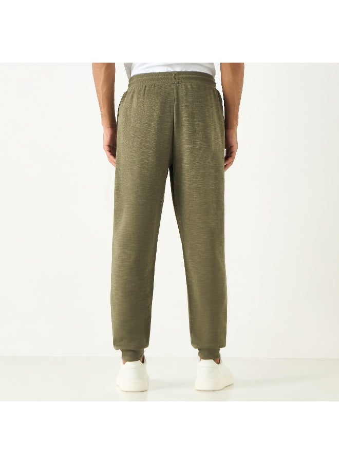 Kappa - Kappa Logo Detail Joggers with Drawstring Closure and Pockets - Image 1