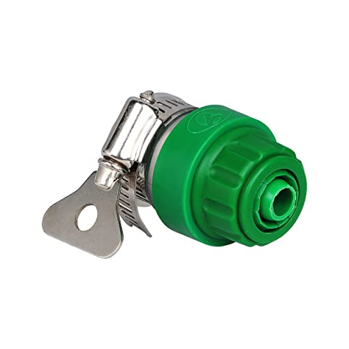 Garbnoire Heavy Duty Hose Pipe Fitting Standard Size 1/2'' Tap Connector for Garden Water Pipe,Car,Bike Washing Accessories|Universal Adjustable Adapter Suitable Connecting Hose Pipe Green(Pack of 2) - Image 5