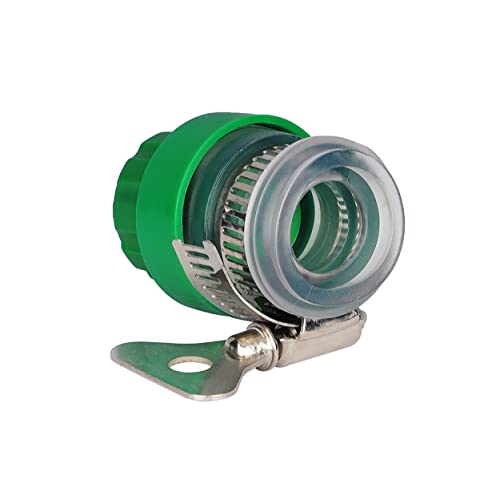 Garbnoire Heavy Duty Hose Pipe Fitting Standard Size 1/2'' Tap Connector for Garden Water Pipe,Car,Bike Washing Accessories|Universal Adjustable Adapter Suitable Connecting Hose Pipe Green(Pack of 2) - Image 4