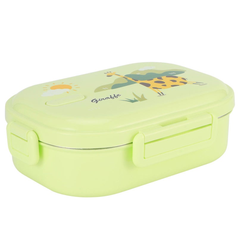 Insulated Lunch Box: 304 Stainless Steel & PP Food‑Grade Material, Compartment Design - Leak‑Proof Silicone Seal, Bento Box for Kids School & Home Use - Image 4