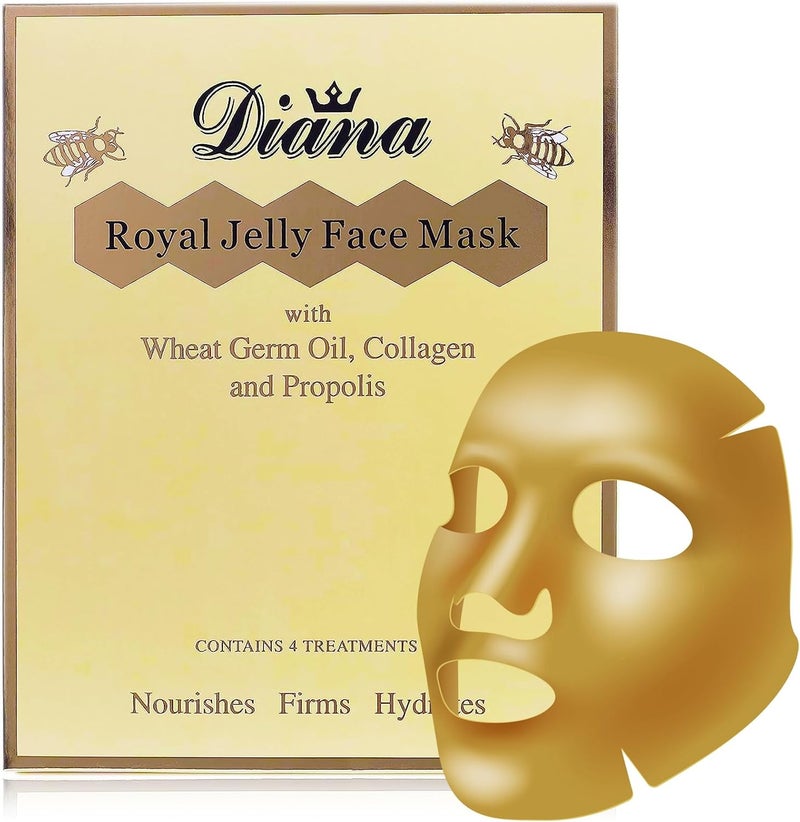 Diana Organic Royal Jelly and Collagen Face Mask 4 Treatments