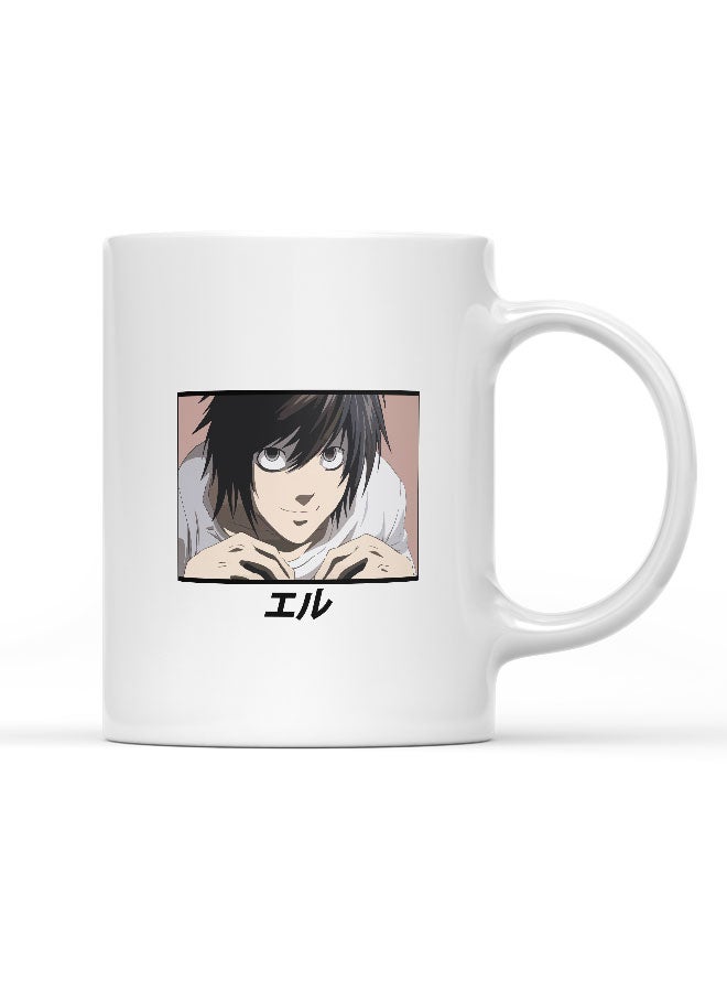 LIT Death Note Mug Death Note Anime Mug for Coffee Japanese Comic Style Manga Gift Mug Cute Eru L Lawliet-Kira - Image 1