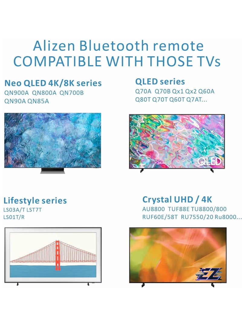 ELTRAZONE Universal Smart Remote Control Replacement for Samsung TV for All Samsung LED QLED 4K 8K Curved TVs, 3 Shortcut Buttons for Netflix, Samsung, Prime Video - Image 2