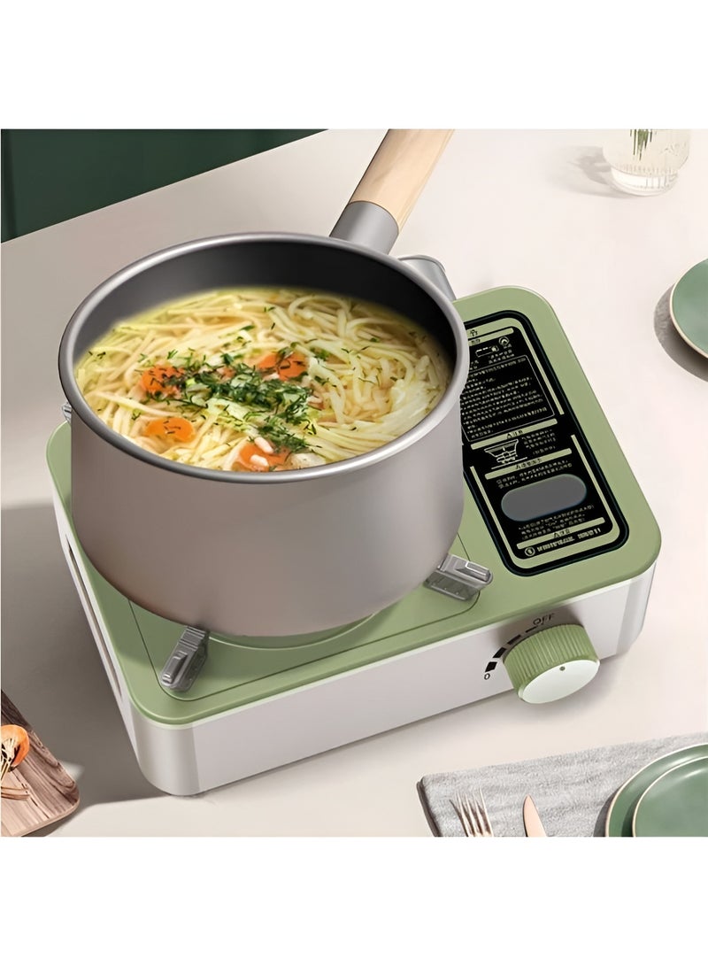 SMARTX Luxury 3200W Mini Portable Solo Backpack Hiking Camping Butane Coffee Gas Stove Gas Burner | Mini Camping Stove | Outdoor Camping Stove | Integrated Automatic Electronic Ignition | Precise Knob Control | Durable High-Quality Steel and Aluminum Alloy | Wide Stand and Stable Base Design - Image 4