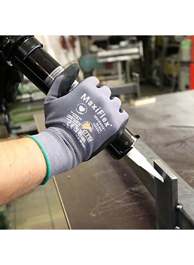MaxiFlex PIP 34-874/S Maxi Flex Ultimate 34874 Foam Nitrile Palm Coated Gloves, Gray Small (Pack of 12) Large 34-874/L 12 - Image 3