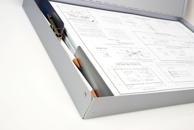 Ruby Paulina 11x17 Clipboard Aluminum Storage Box Featuring a High Capacity Clip - Image 5