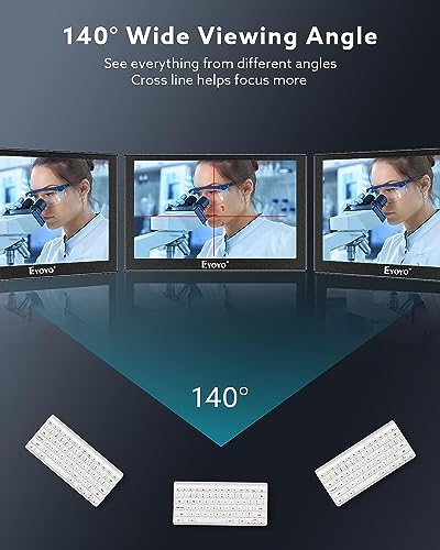 Eyoyo 5 inch Monitor, 800x480 Mini TFT LCD Screen Small Camera Video Monitor 1/4 Screw Hole with HDMI/VGA/AV Video Input for Car PC DVD DVR CCD DSLR-140° Wide Angle Metal Housing - Image 4