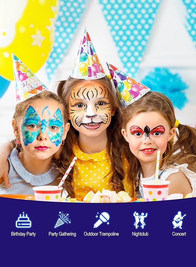 Organizer Face Paint Crayons, 6 Colors Face Paints for Children Halloween Make Up Set, Washable Make Up Set Body Painting for Boys Girls, Non-Toxic, Party Cosplay Face Paint Crayons for Ages 3+ - Image 5