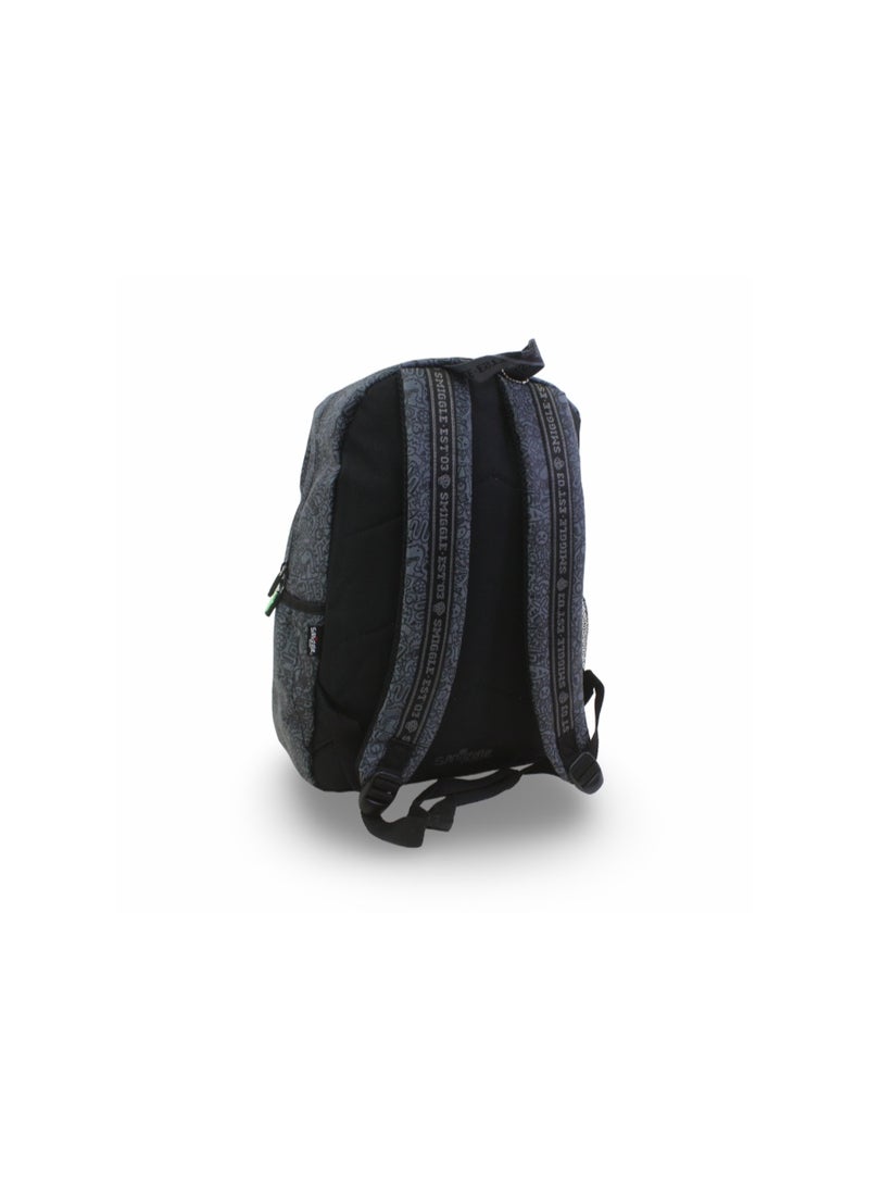 سميجل تصميم شعار حقيبة ظهر Smiggle مقاس 17 بوصة – أسود ورمادي - Image 2