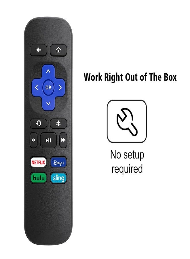 Amiroko Remote Control Replacement for Roku Box, Premiere, Express, Player, for R0KU 1 2 3 4 (NOT for RokuStick or RokuTV) - Image 5