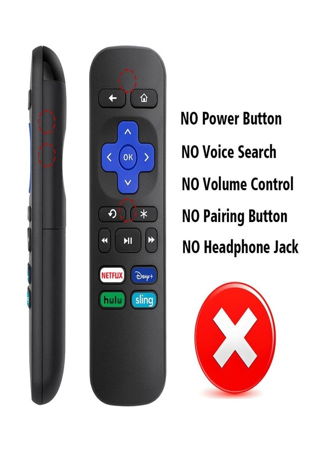 Amiroko Remote Control Replacement for Roku Box, Premiere, Express, Player, for R0KU 1 2 3 4 (NOT for RokuStick or RokuTV) - Image 4