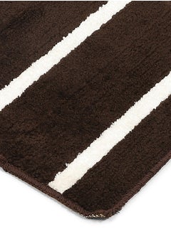 Status Contract Anti-Skid Microfiber Water Absorbant/Soaking Washable Doormat for Bathroom/Entrance/Kitchen/Bedside/Door/Living-Room/Prayer Room Bath Mat-Brown, 38 X 58 Cm  - Image 4