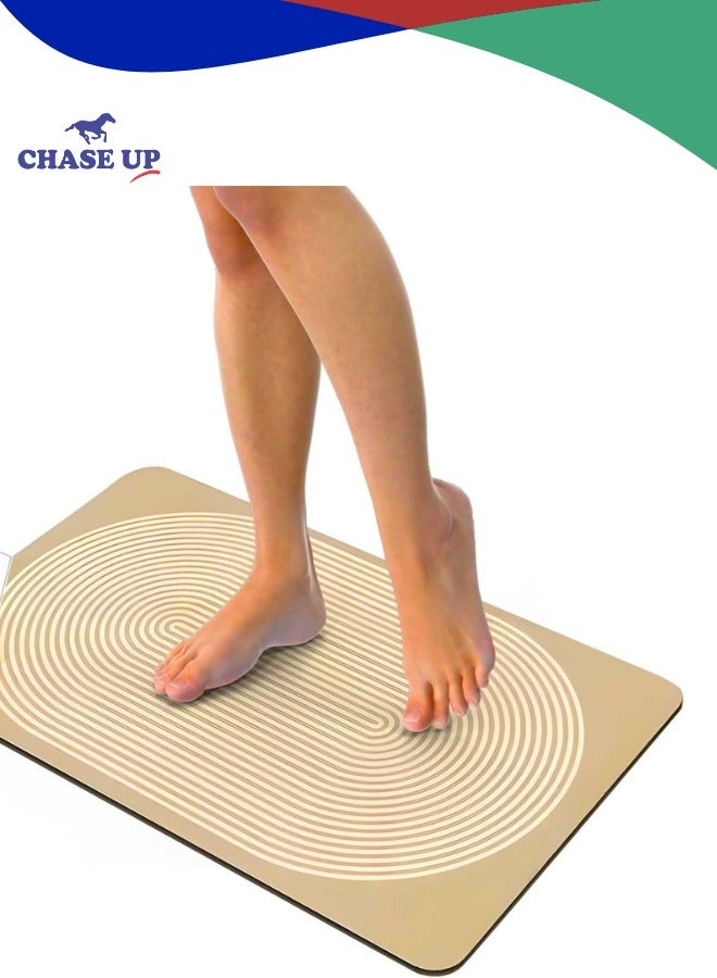 Chase Up Shower Bath Mat – Quick-Dry, Super Absorbent with Anti-Slip Backing, Soft & Skin-Friendly, Easy to Clean, Wear-Resistant, Roll-Up Storage, Ideal for Bathroom, Bathtub, or Shower Floor - Image 1
