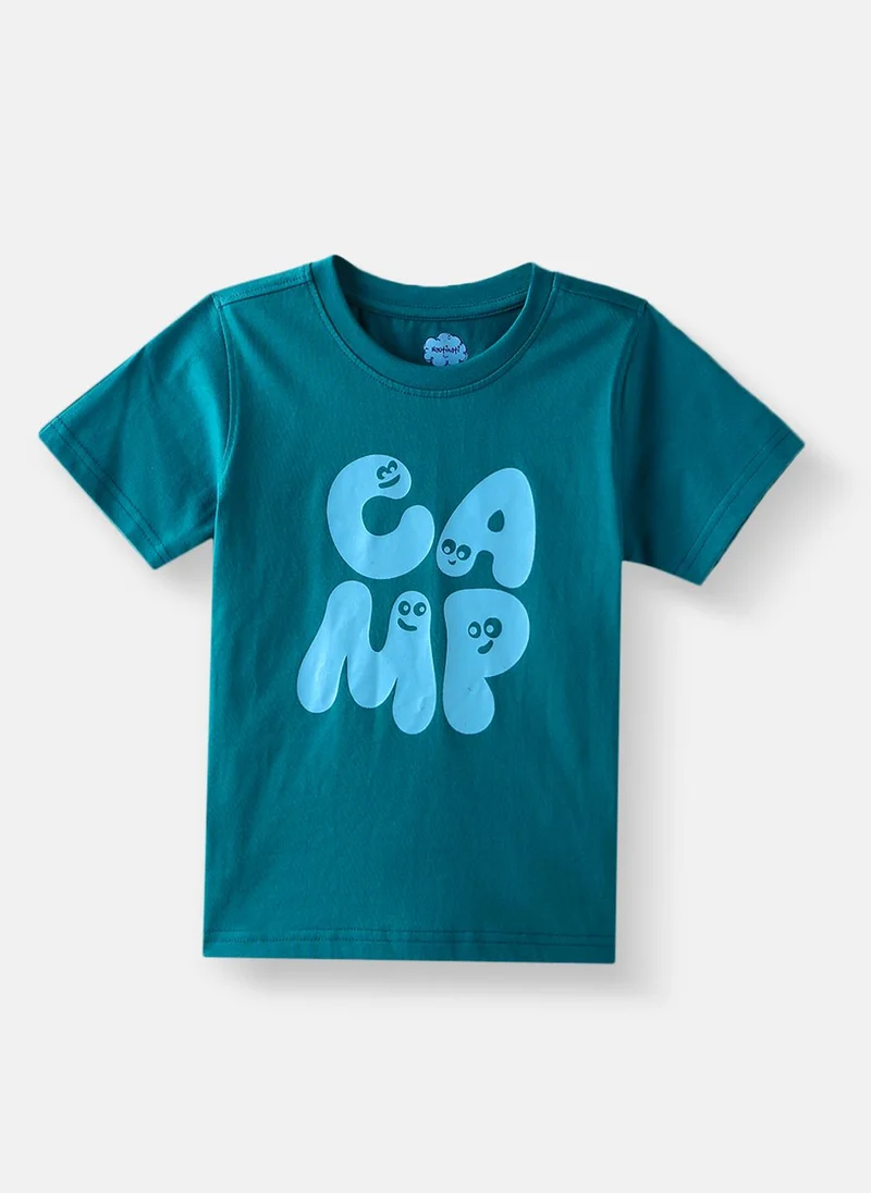 نوتيناتي Nautinati Boys Cotton Printed Pack of 2 T-shirt