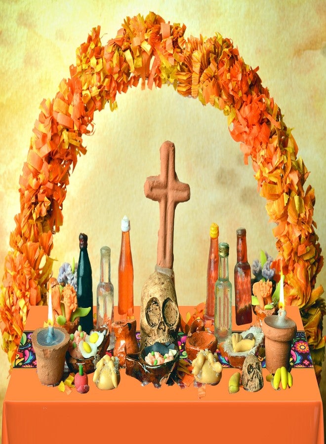 اودين أودين، 12 قطعة، مفرش طاولة فييستا، 108 × 54 بوصة، غطاء طاولة بلاستيكي، مفرش طاولة مكسيكي مقاوم للماء، غطاء طاولة للاستخدام مرة واحدة، مناسب لليلة تاكو، ولحفلات الزفاف المكسيكية الاحتفالية (ملون). - Image 4