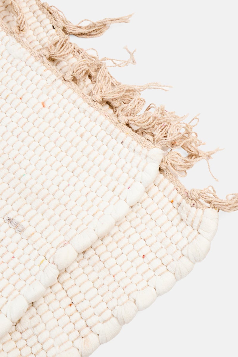 Muy Mucho Smooth Braided Rug 50 x 80 cm, Off White - Image 3