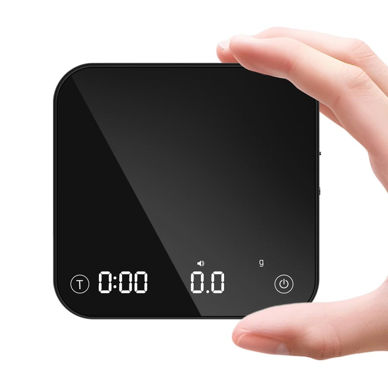 Styuanmmy Mini Coffee Scale with Timer Automatic 01g2000g Rechargeable Precision Espresso Scale - Image 2