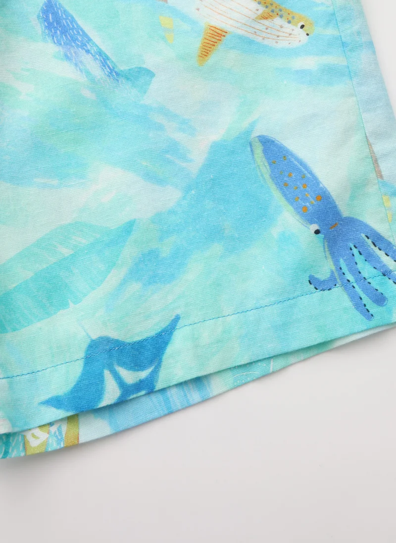 Balabala Blue Kids Boys Woven shorts for Men | Best Price UAE