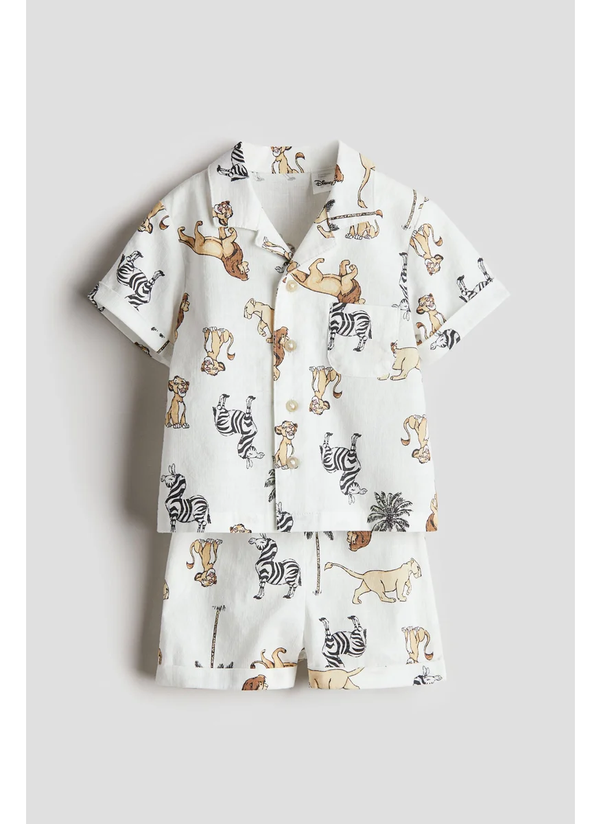 H&M 2-Piece Printed Cotton Set