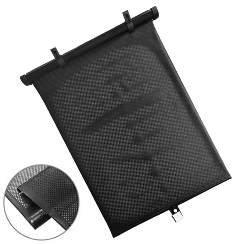 Car Window Shade, Car Roller Sunshade for Windows, Retractable Car Sun Shade, Privacy Protection Glare and UV Rays Protection, 2 Pack - Image 4