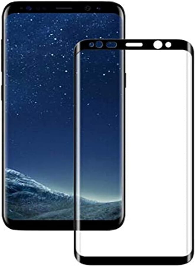 Tempered Glass Screen Protector for Samsung Galaxy S9 Plus - Black