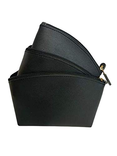 SRB SRB Set of 3 Multipurpose Faux Leather Pouches  - Image 2