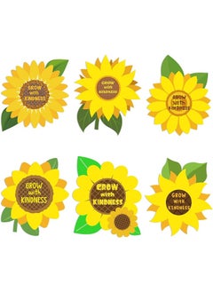 Patelai 30 Be Kind Sunflower Craft Kit for Kids, Sunflower Classroom Craft Kits, Make Your Own DIY Crafts, Easy to Assemble Sunflower Craft Kits, Sunday School Fun Classroom Activities Kit for Preschool  - Image 5
