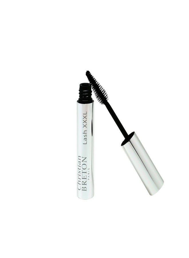 Christian Breton Lash XXXL Color & Care Mascara - Volumizing & Lengthening - Fiber Mascara with Conditioning Peptides - Ophthalmologist Tested - Intense Black - 0.45 oz / 15 ml - Image 3