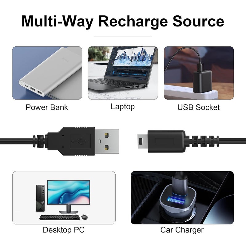 eWINNER DS Lite USB Charger Cable/Power Charging Cord Compatible with Nintendo DS Lite/NDSL, 3.9 ft/120CM (ONLY for NDSL) - Image 3