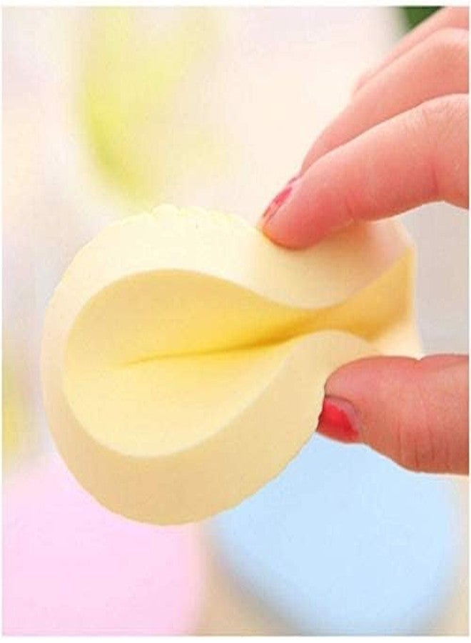 KPS Face Cleansing Sponge | Makeup Washing Pad | Deep Exfoliating Facial Sponge | Makeup Remover | Skin Care Supplies | Face Wash Puff | For Women & Girls (Pack of 2 PCs,Multicolor) - Image 4