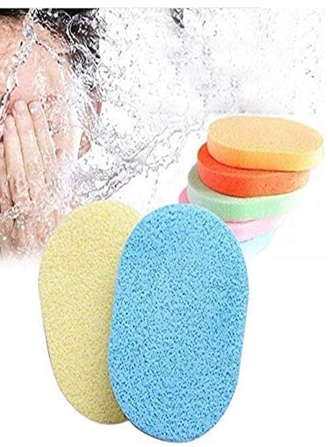 KPS Face Cleansing Sponge | Makeup Washing Pad | Deep Exfoliating Facial Sponge | Makeup Remover | Skin Care Supplies | Face Wash Puff | For Women & Girls (Pack of 2 PCs,Multicolor) - Image 2