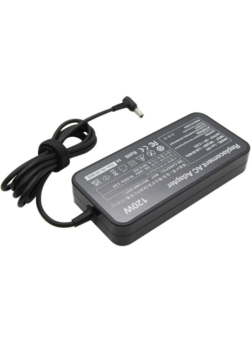 Terabyte 120W Charger UK Plug laptop adapter for ASUS 19V 6.32A 5.5 * 2.5mm for FX504 UX510UW N56J N56VM N750 N500 G50 X750JA PA-1121-28 N53S N55 for ROG GL552VW GL752VW Laptop with Charging Cable - Image 4