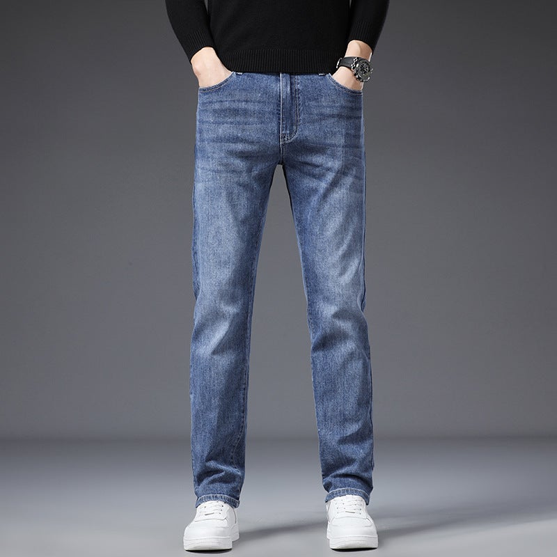 Unisex Classic Denim Jeans Loose Fit Daily Outdoor Wear - Image 4