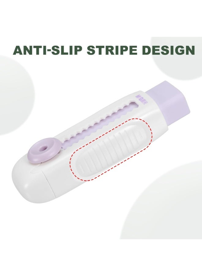 M&G Sliding Retractable PVC Pencil Eraser with Push-Pull Design, Soft Rubber Eraser for Students, Kids, School, Office, Home, Artists and Architects, Purple, 1 Pack - Image 5