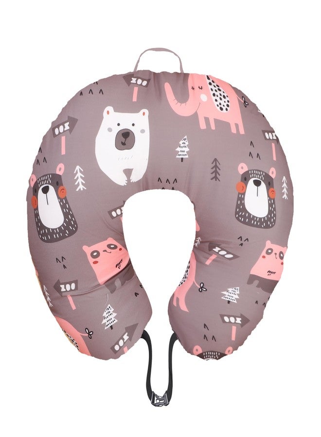 Windson Craft Baby Feeding Pillow with Detachable Cover, Safety Belt | Breastfeeding Pillow | Nursing Pillow (Elephant Grey) - Image 2