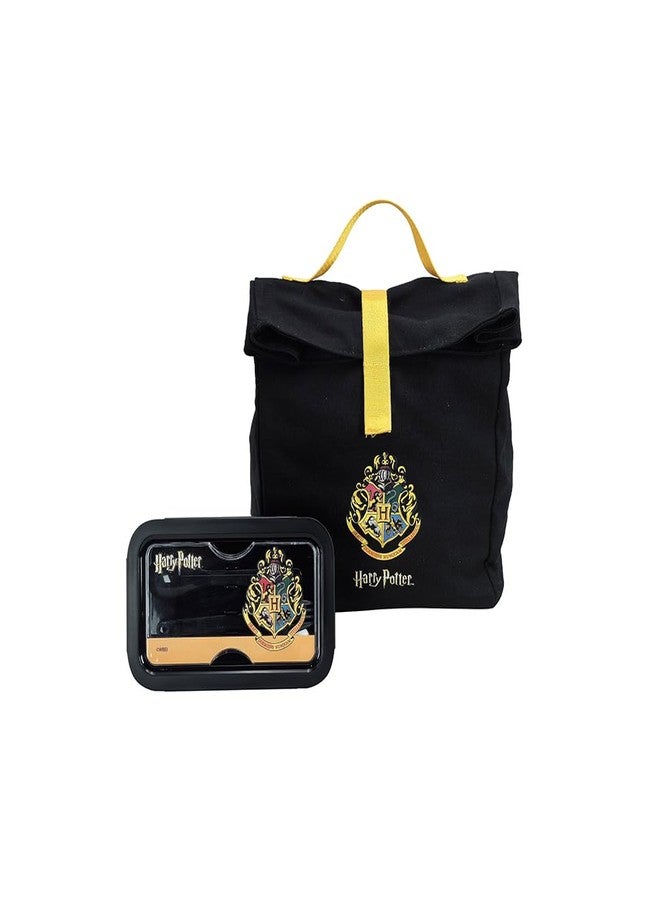 MINISO Harry Potter Lunch Box & Lunch Bag Set – Portable Food Container with Insulated Bag for School, Office & Travel - Image 1