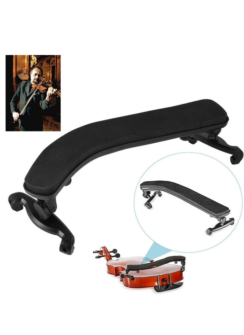 Violin Shoulder Rest 4/4-3/4 Size, for 3/4 Violins and 4/4 Violins, with Collapsible and Height Adjustable Feet, Instrument Accessory Violin Accessories