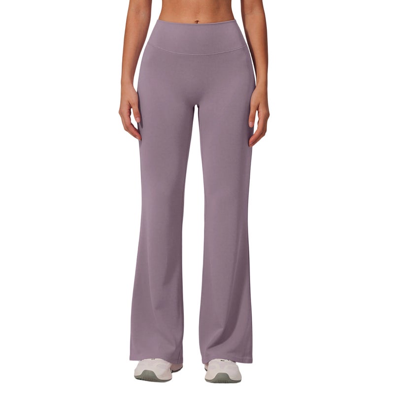Brushed Yoga Pants High Waist Tummy Control Bootcut Running Fitness Pants for Women 4208 - Image 5